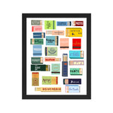 West Village Restaurant Matches Digital Framed Poster