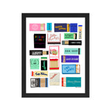 Favorite Soho/Nolita Restaurant Matches Digital Framed Poster