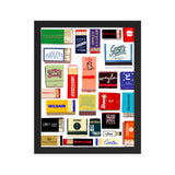 Lower East Side Restaurant Matches Framed Poster