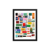 Favorite New York City Restaurant Matches Digital Framed Poster