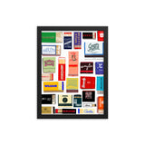 Lower East Side Restaurant Matches Framed Poster