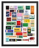 Favorite New York City Restaurant Matches Digital Framed Poster