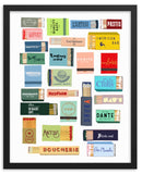 West Village Restaurant Matches Digital Framed Poster