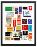 Lower East Side Restaurant Matches Framed Poster