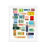 West Village Restaurant Matches Digital Framed Poster