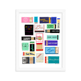 Favorite Soho/Nolita Restaurant Matches Digital Framed Poster