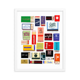Lower East Side Restaurant Matches Framed Poster