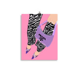 Zebra Fashion Poster