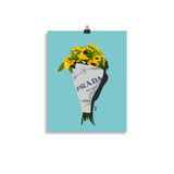 Fashion Sunflower Bouquet Poster