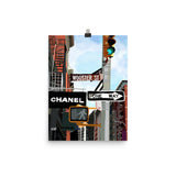 Soho Street Fashion Poster