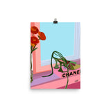 Flowers, Heels and Chanel Book Poster