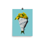 Fashion Sunflower Bouquet Poster