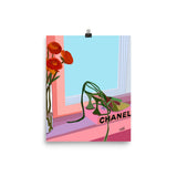 Flowers, Heels and Chanel Book Poster