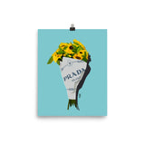Fashion Sunflower Bouquet Poster