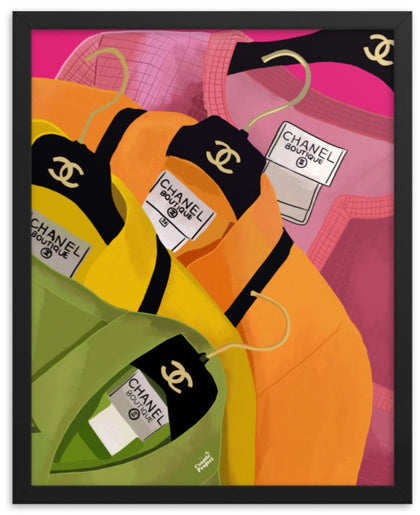 Framed Fashion Posters