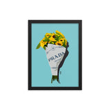 Fashion sunflower Framed poster