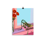 Flowers, Heels and Chanel Book Poster