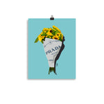 Fashion Sunflower Bouquet Poster