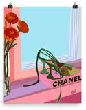 Flowers, Heels and Chanel Book Poster