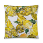 Lemon Watercolor Pillow