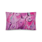 Vibrant Pink Boobs Pillow